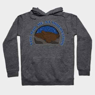 You Had Me at Hibernation - Brown Bear Hoodie